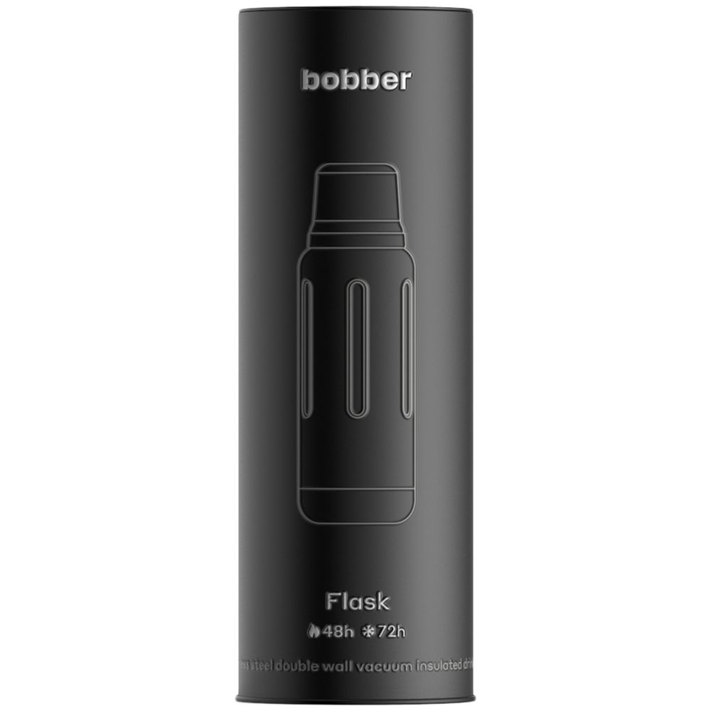 Термос Flask 1000, вакуумный, стальной матовый — изображение 6