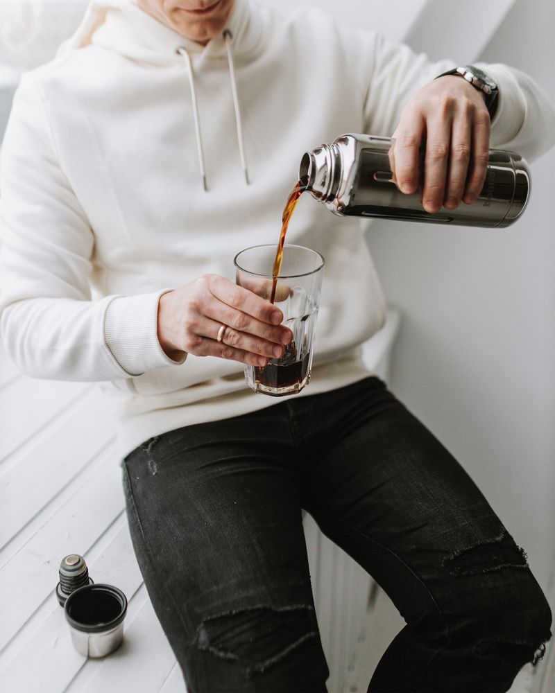 Термос Flask 470, вакуумный, стальной зеркальный — изображение 11