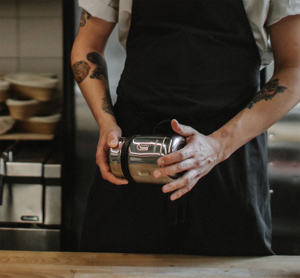 Термос для еды Jerrycan 470, вакуумный, стальной зеркальный — изображение 8