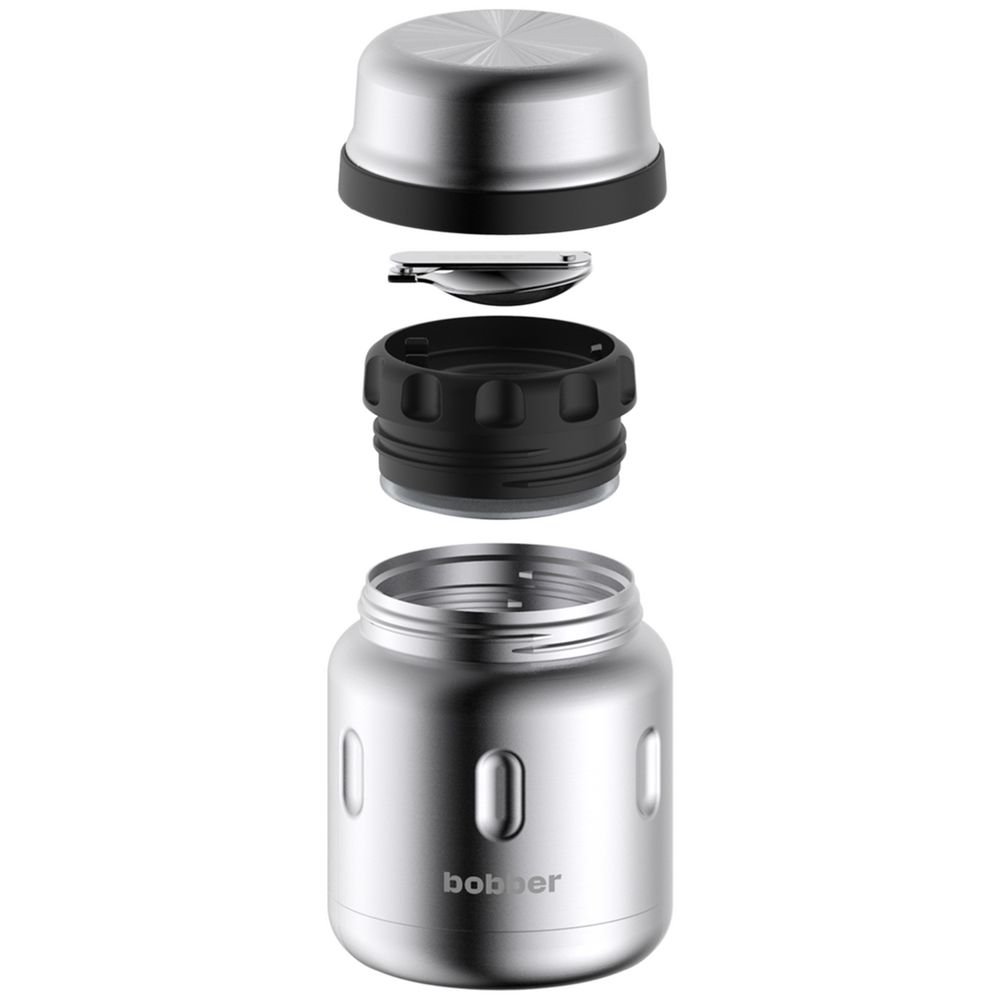 Термос для еды Jerrycan 470, вакуумный, стальной матовый — изображение 4