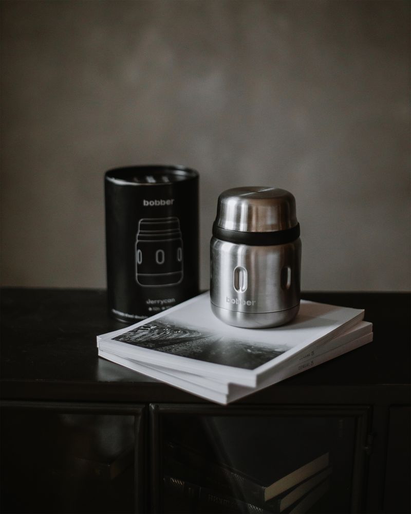 Термос для еды Jerrycan 470, вакуумный, стальной матовый — изображение 8