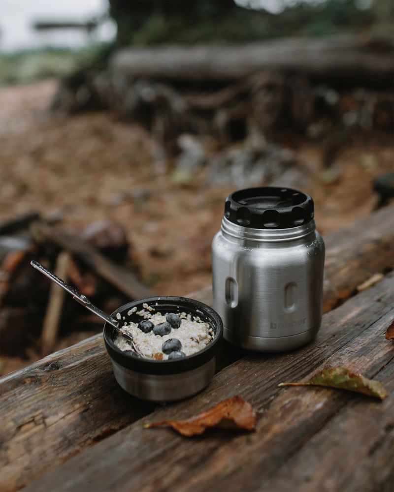 Термос для еды Jerrycan 470, вакуумный, стальной матовый — изображение 9