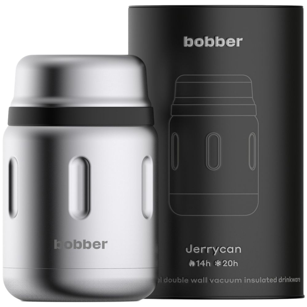 Термос для еды Jerrycan 700, вакуумный, стальной матовый — изображение 3