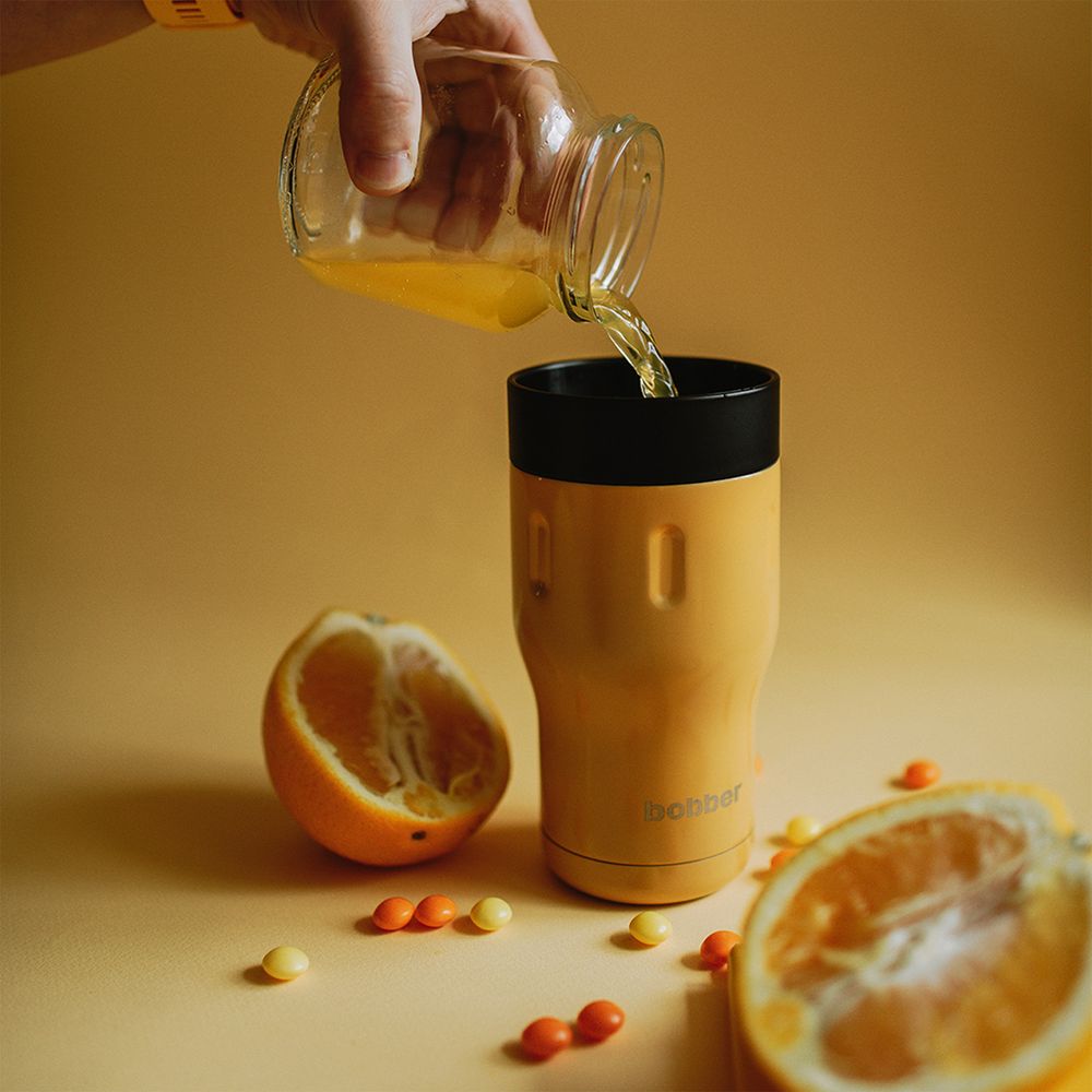 Термостакан Tumbler 350, вакуумный, оранжевый — изображение 6