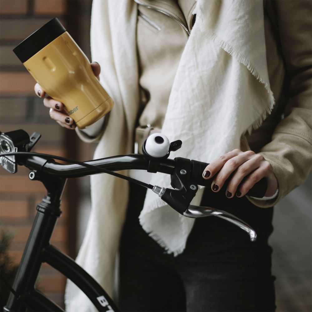 Термостакан Tumbler 350, вакуумный, оранжевый — изображение 9