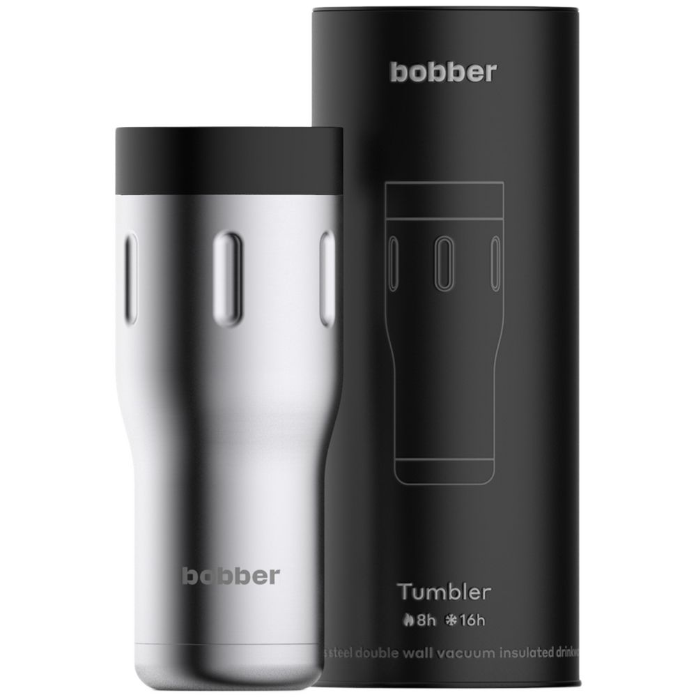 Термостакан Tumbler 470, вакуумный, стальной матовый — изображение 3