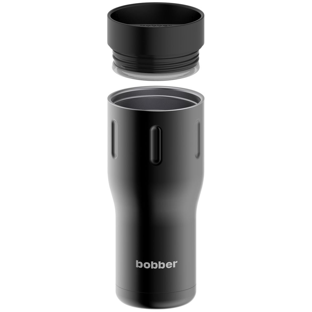 Термостакан Tumbler 470, вакуумный, черный — изображение 3