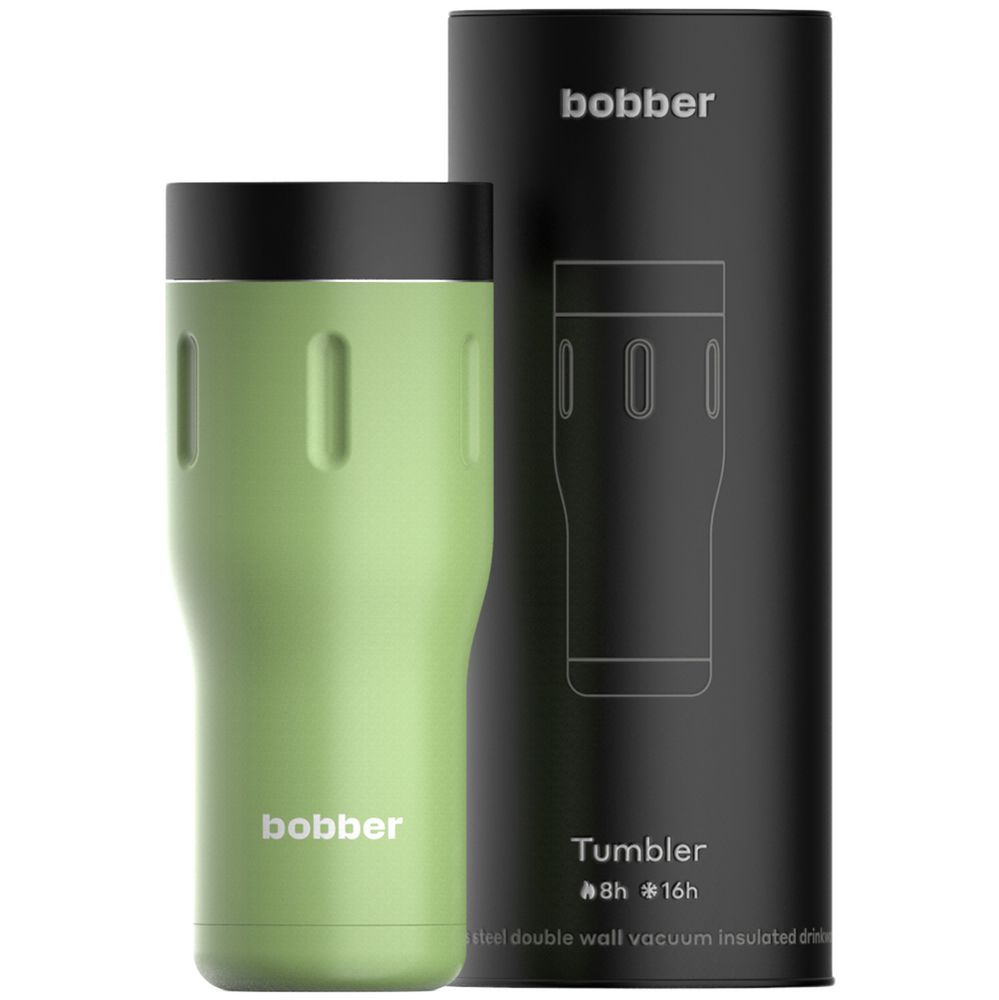 Термостакан Tumbler 470, вакуумный, зеленый — изображение 3
