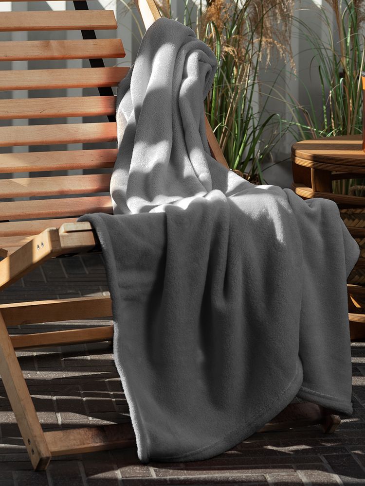 Плед Plush, серый — изображение 7