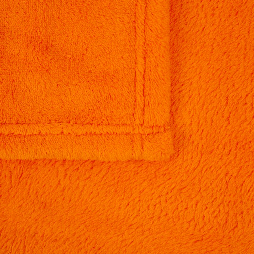 Плед Plush, оранжевый — изображение 4