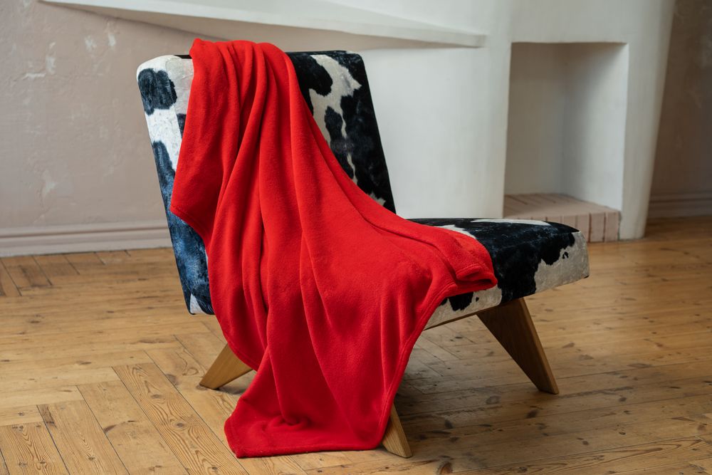 Плед Plush, красный — изображение 6