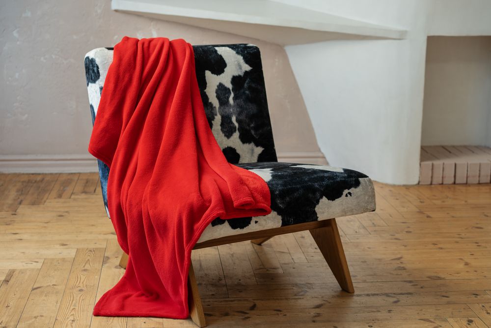 Плед Plush, красный — изображение 5