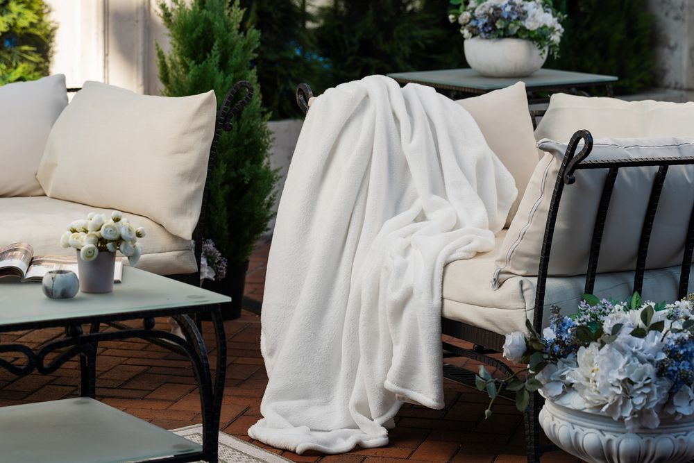 Плед Plush, белый — изображение 5