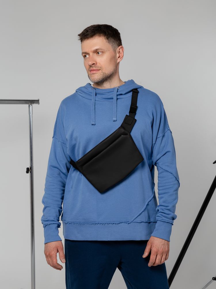 Поясная сумка Traffic, черная — изображение 4