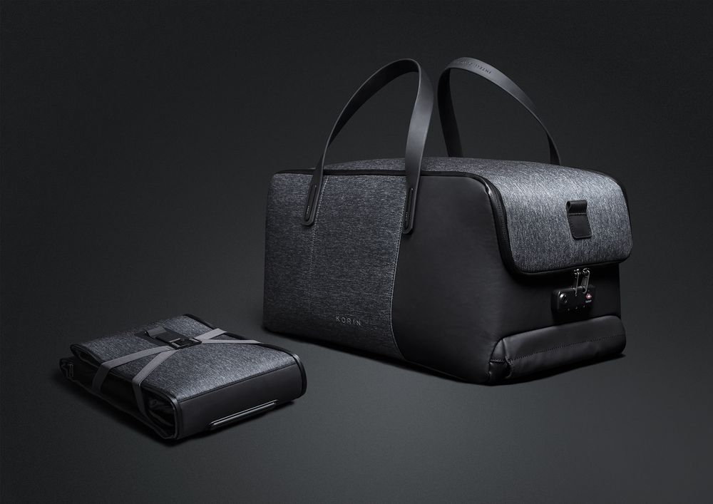 Дорожная сумка FlexPack Go, темно-серая — изображение 6