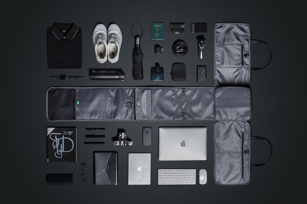 Дорожная сумка FlexPack Go, темно-серая — изображение 4