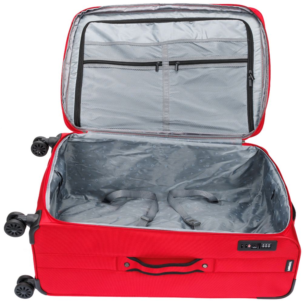 Чемодан Brosno L, красный — изображение 4