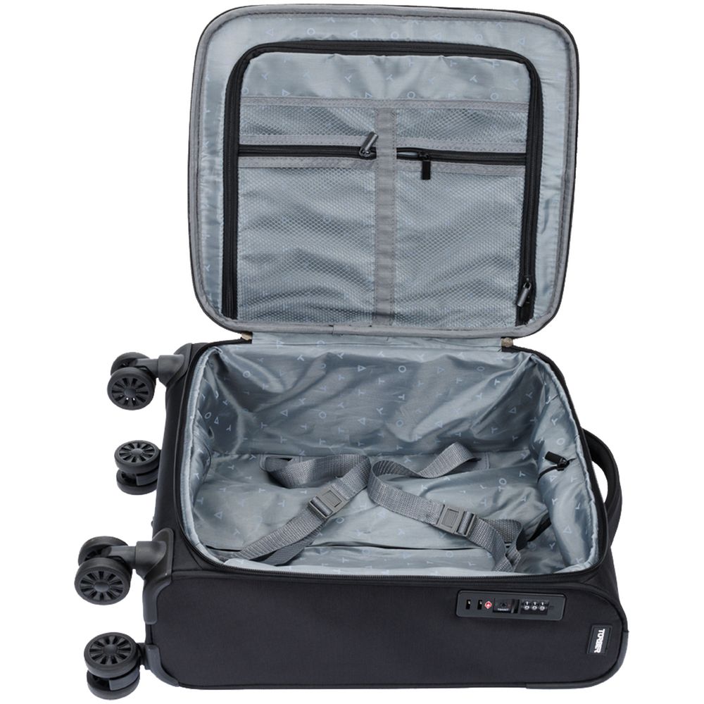 Чемодан Seyd S, черный — изображение 5