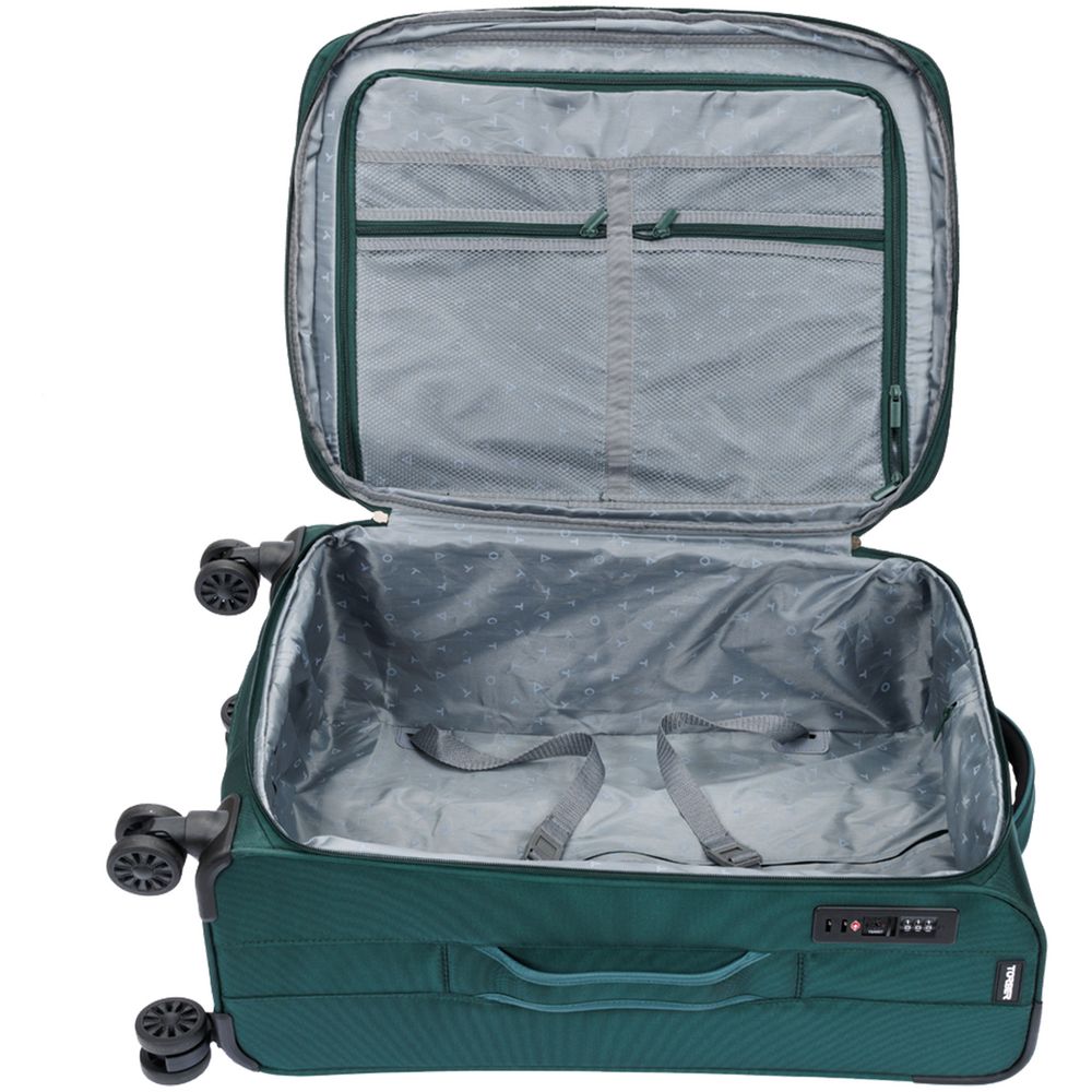Чемодан Seyd M, темно-зеленый — изображение 5