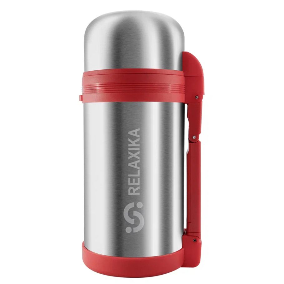 Термос для еды и напитков Relaxika 1200, стальной — изображение 2