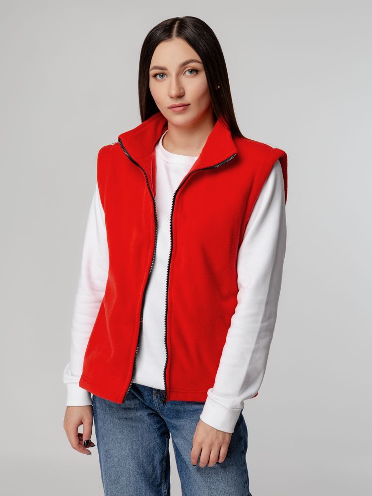 Жилет флисовый Manakin, красный — изображение 11