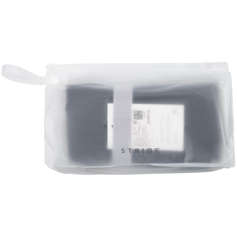 Спортивное полотенце Vigo Medium, черное — изображение 6