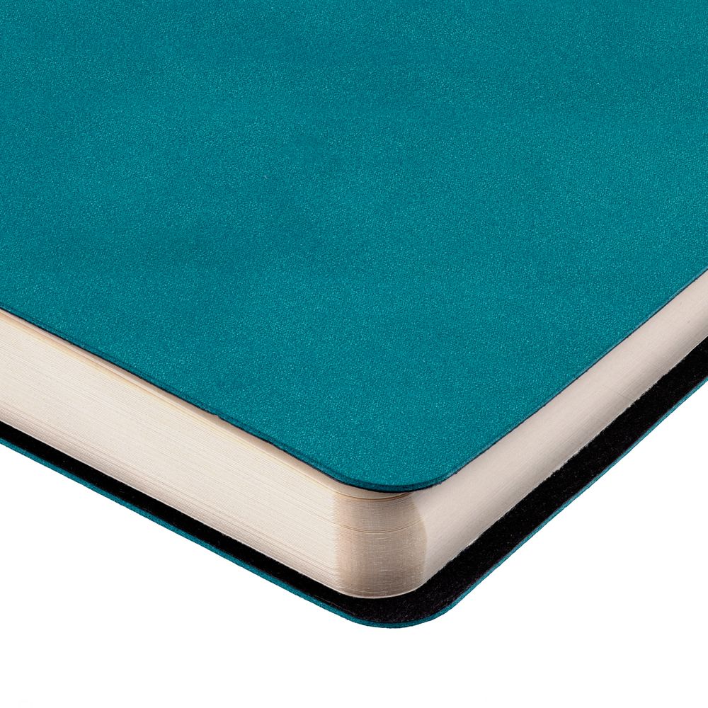 Ежедневник Nubuk, недатированный, бирюзовый — изображение 4