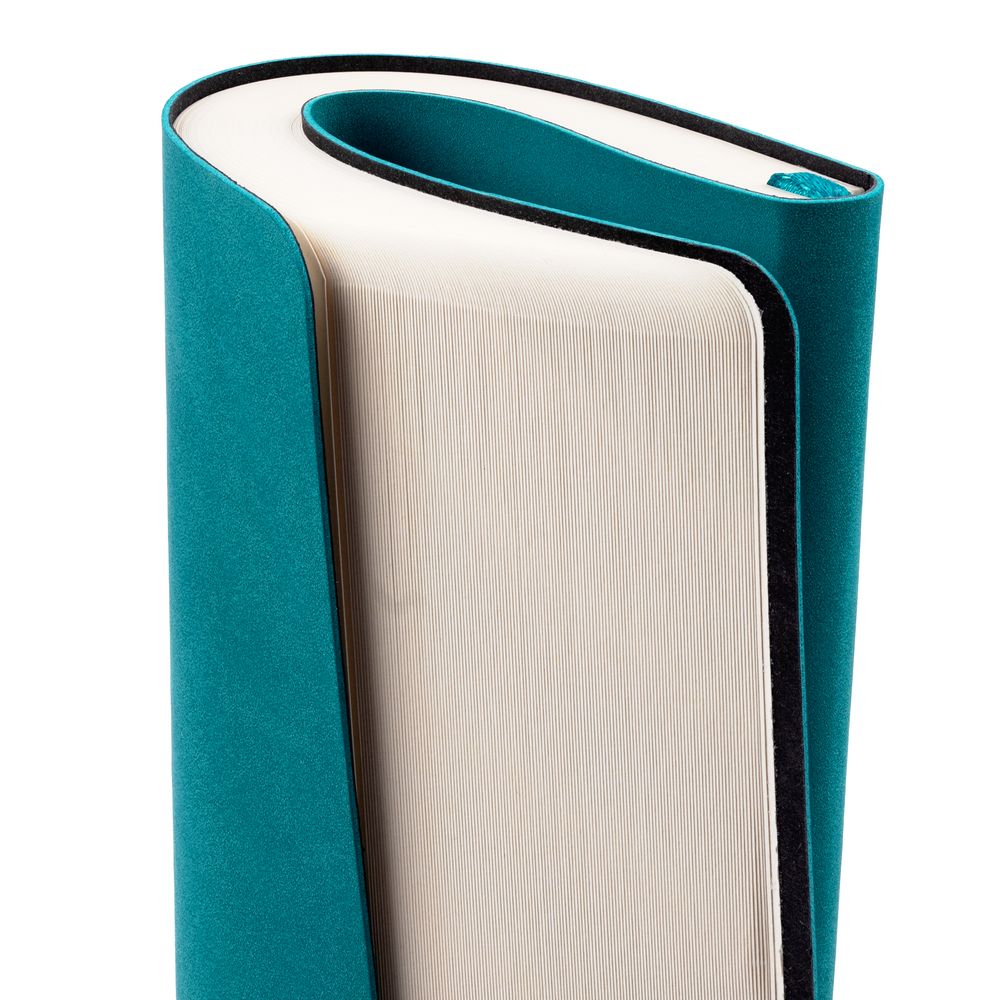 Ежедневник Nubuk, недатированный, бирюзовый — изображение 5