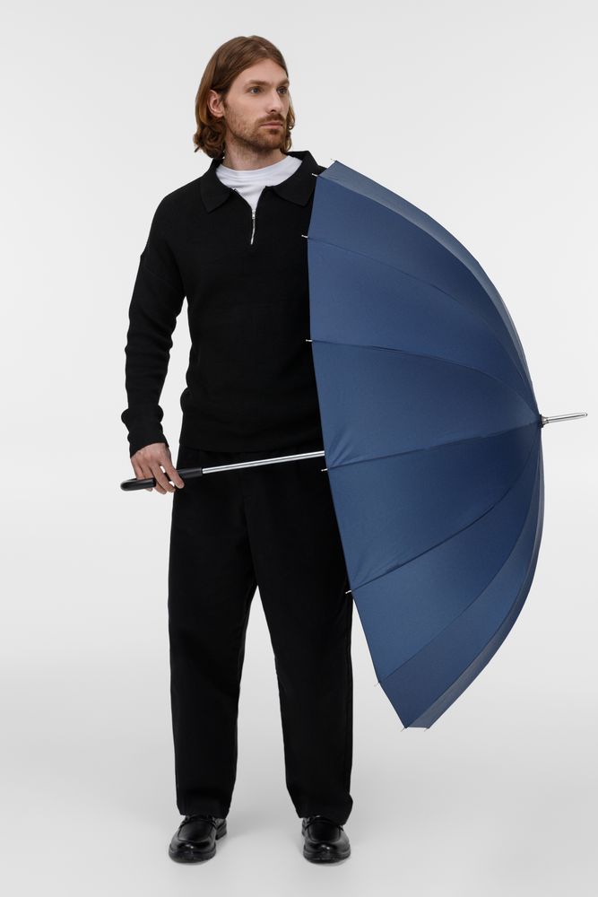 Зонт-трость Hit Golf, темно-синий — изображение 11
