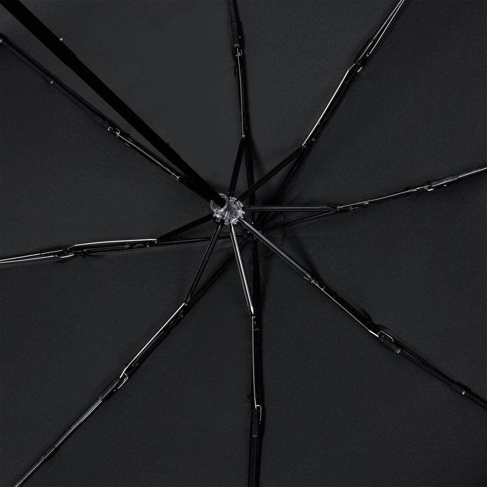 Зонт складной Nature Mini, черный — изображение 5