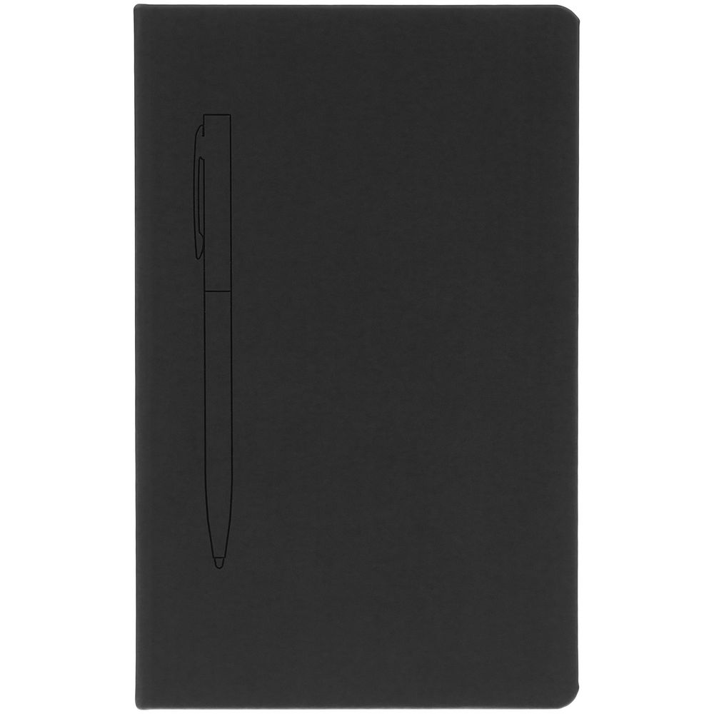 Ежедневник Magnet Shall, недатированный, черный — изображение 4