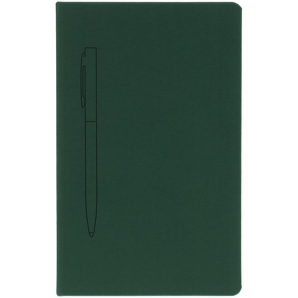 Ежедневник Magnet Shall, недатированный, зеленый — изображение 6