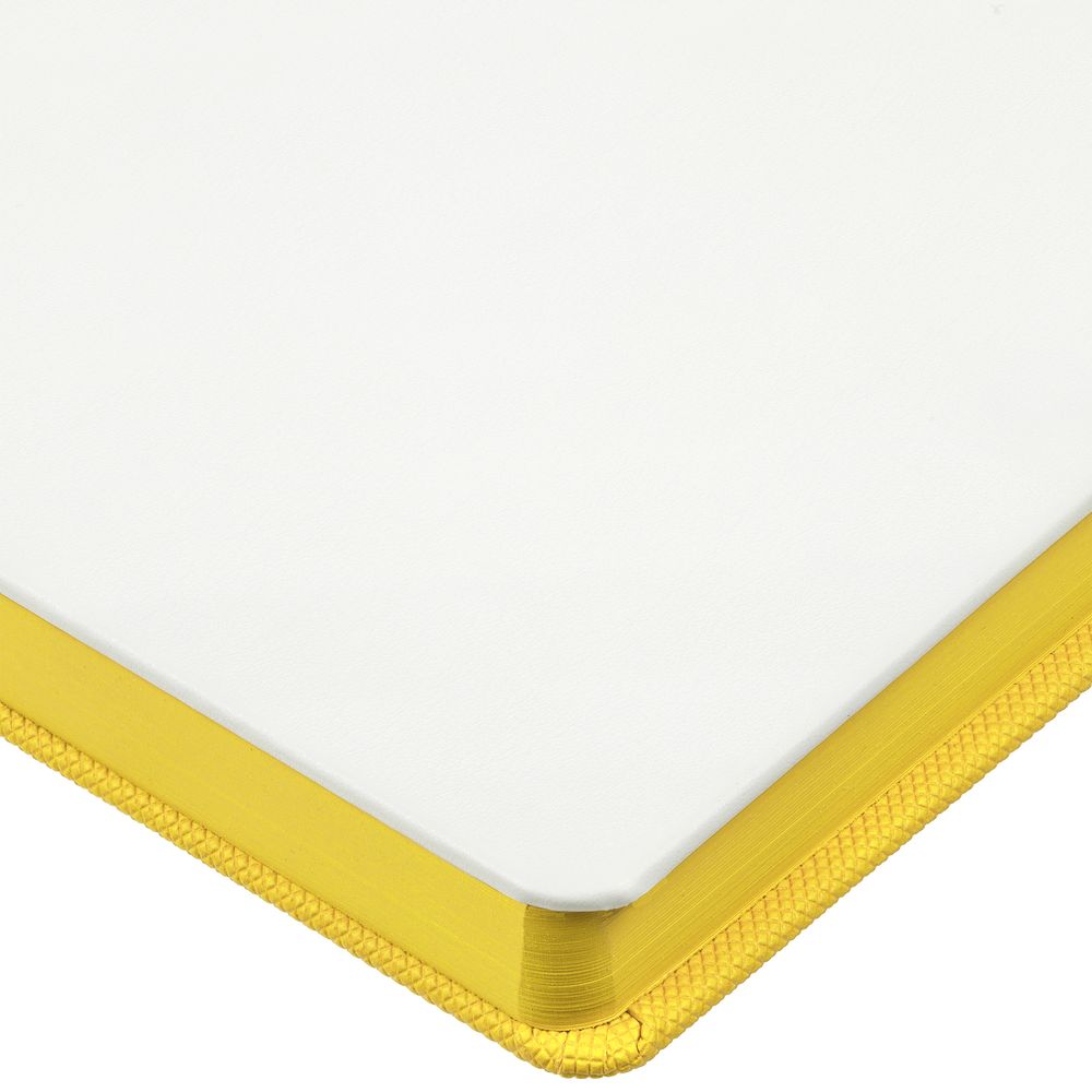 Ежедневник Duplex, недатированный, белый с желтым — изображение 7
