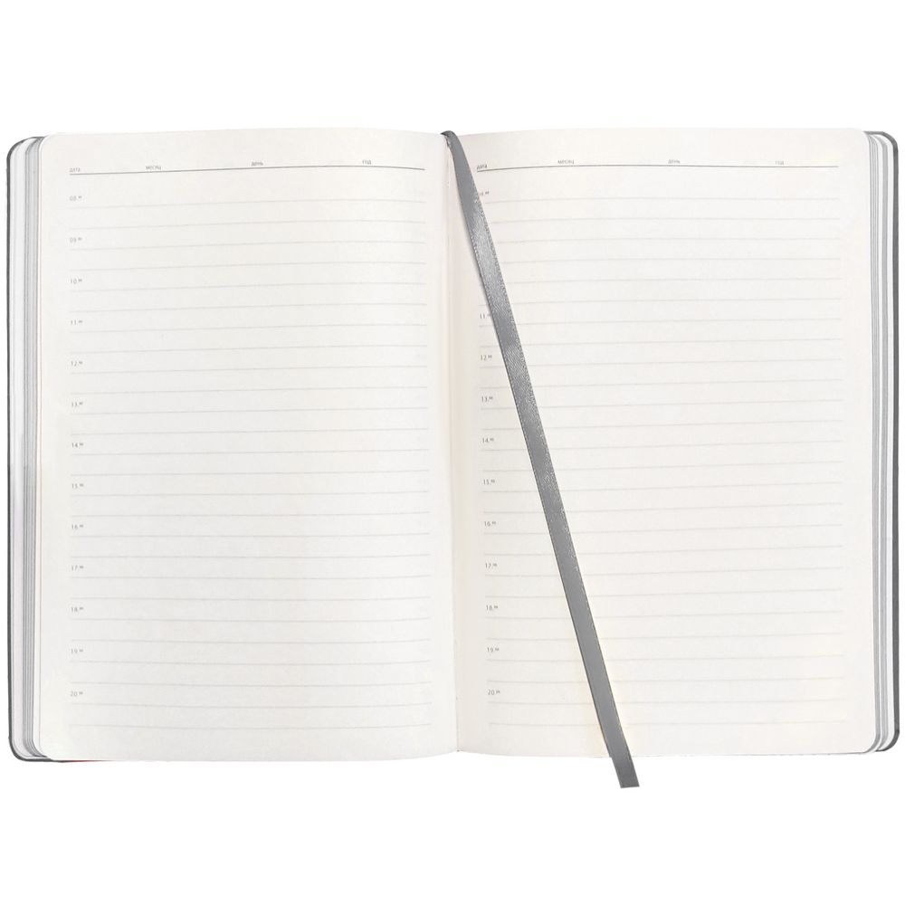 Ежедневник Shall Light, недатированный, серый — изображение 6