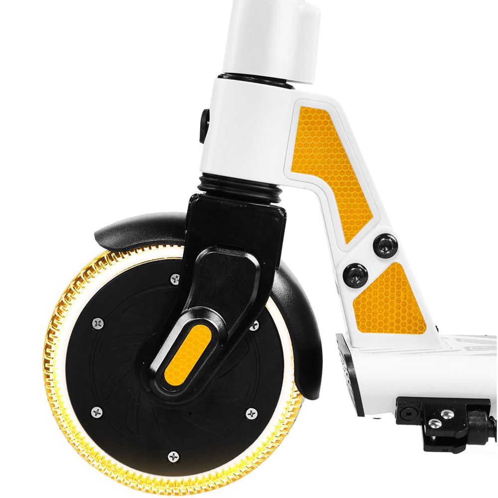 Электросамокат Kid, белый с оранжевым — изображение 5