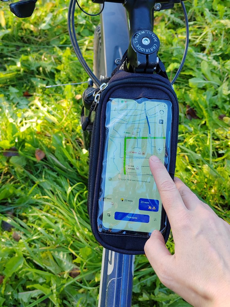 Велосумка Lead Foot, черная — изображение 10