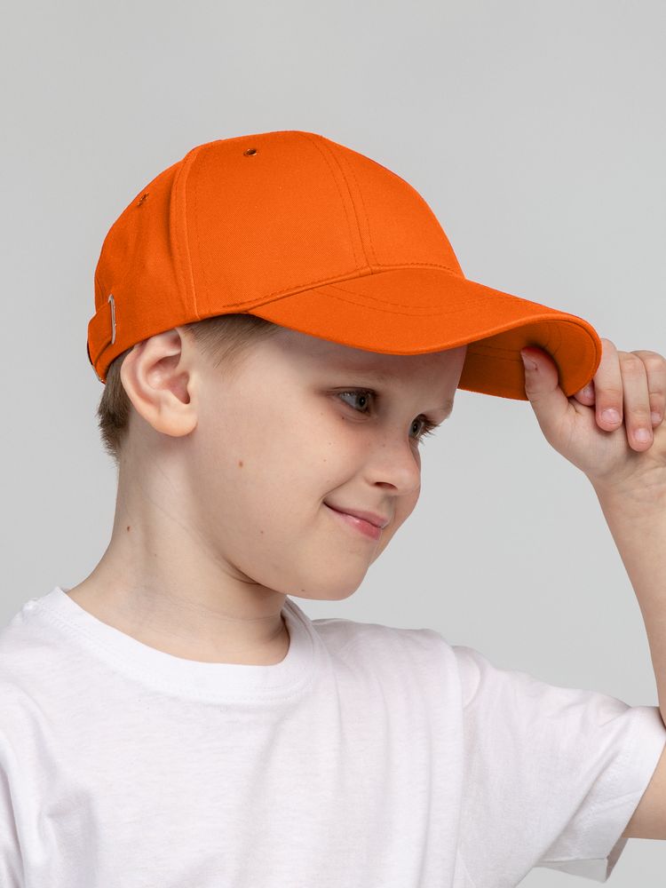 Бейсболка детская Capture Kids, оранжевая — изображение 6