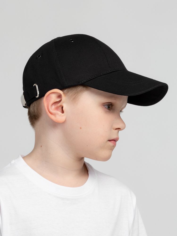 Бейсболка детская Capture Kids, черная — изображение 5