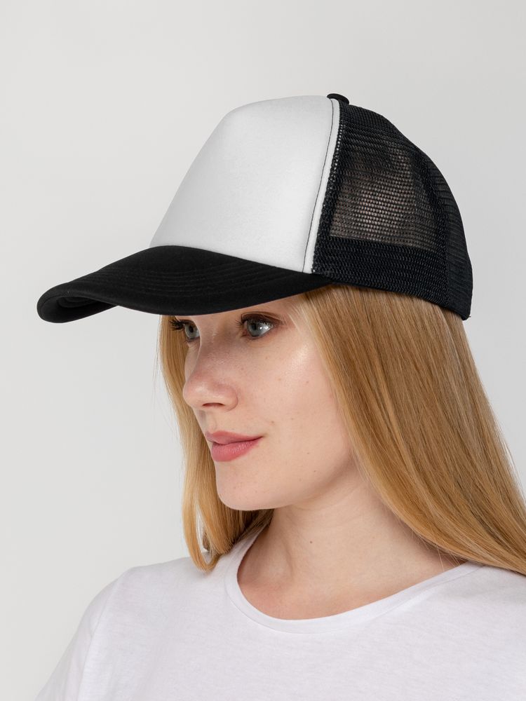 Бейсболка Sunbreaker, черная с белым — изображение 7