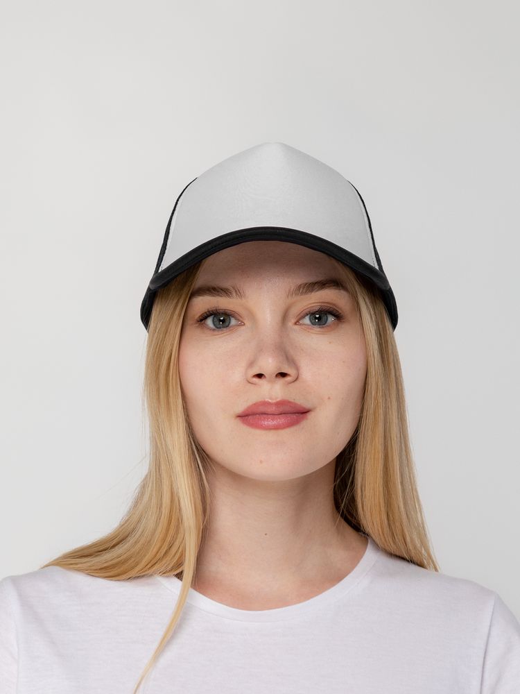 Бейсболка Sunbreaker, черная с белым — изображение 6