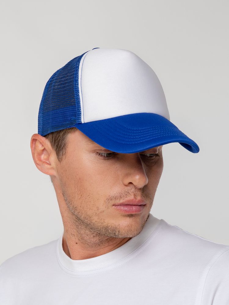 Бейсболка Sunbreaker, ярко-синяя с белым — изображение 7