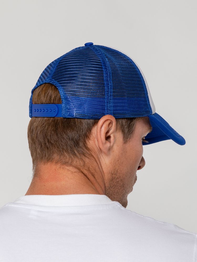 Бейсболка Sunbreaker, ярко-синяя с белым — изображение 8