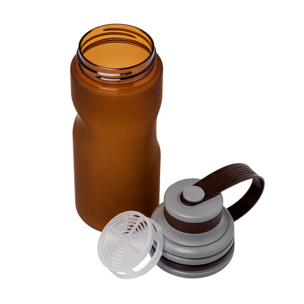 Бутылка для воды Fresh, коричневая — изображение 5