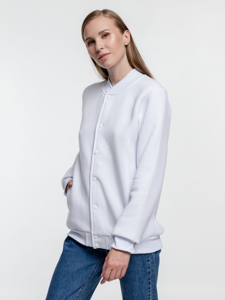 Бомбер Graduate, белый — изображение 9