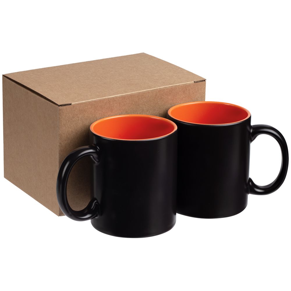 Коробка Couple Cup под 2 кружки, большая, крафт — изображение 4