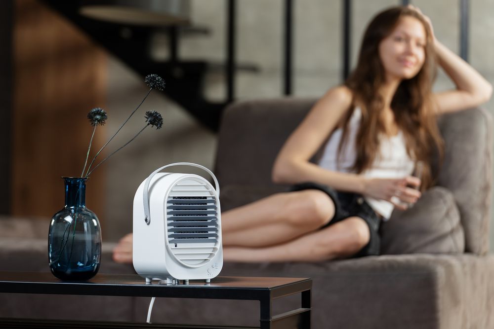 Обогреватель с функцией вентилятора airTune, белый — изображение 12