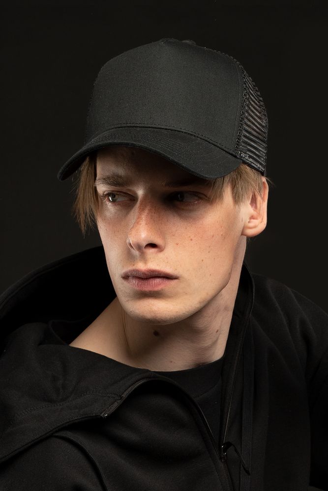 Бейсболка C3, черная — изображение 2