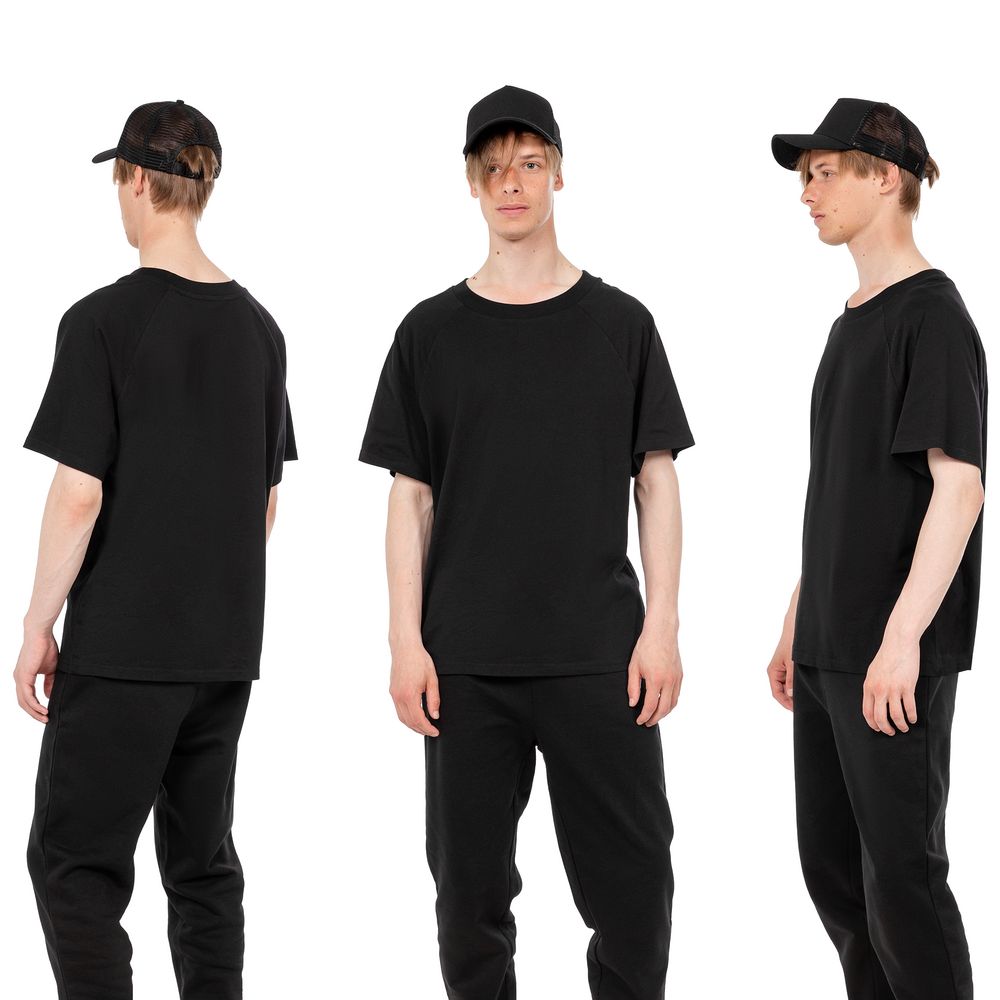 Бейсболка C3, черная — изображение 4