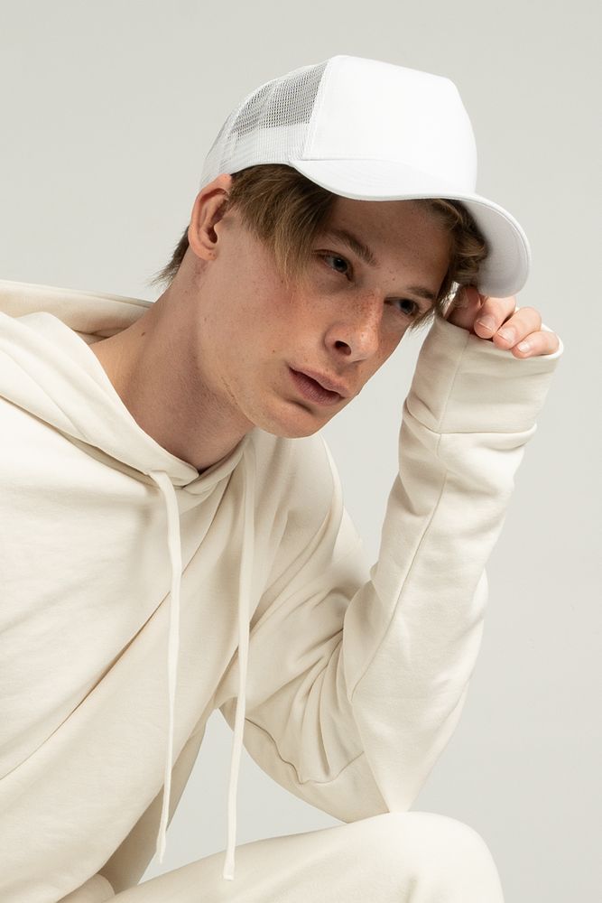 Бейсболка C3, белая — изображение 2