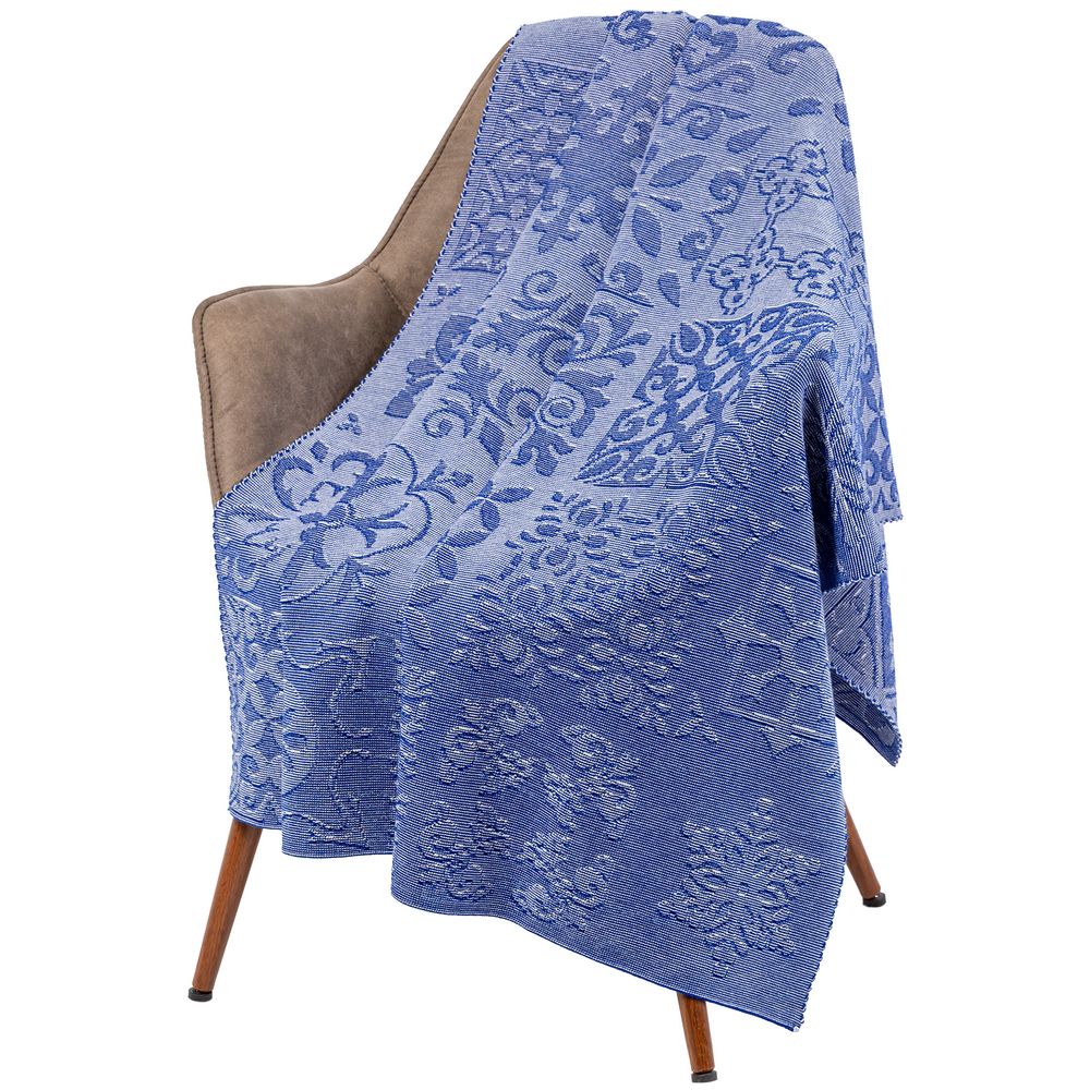 Плед Ornamental, синий — изображение 2